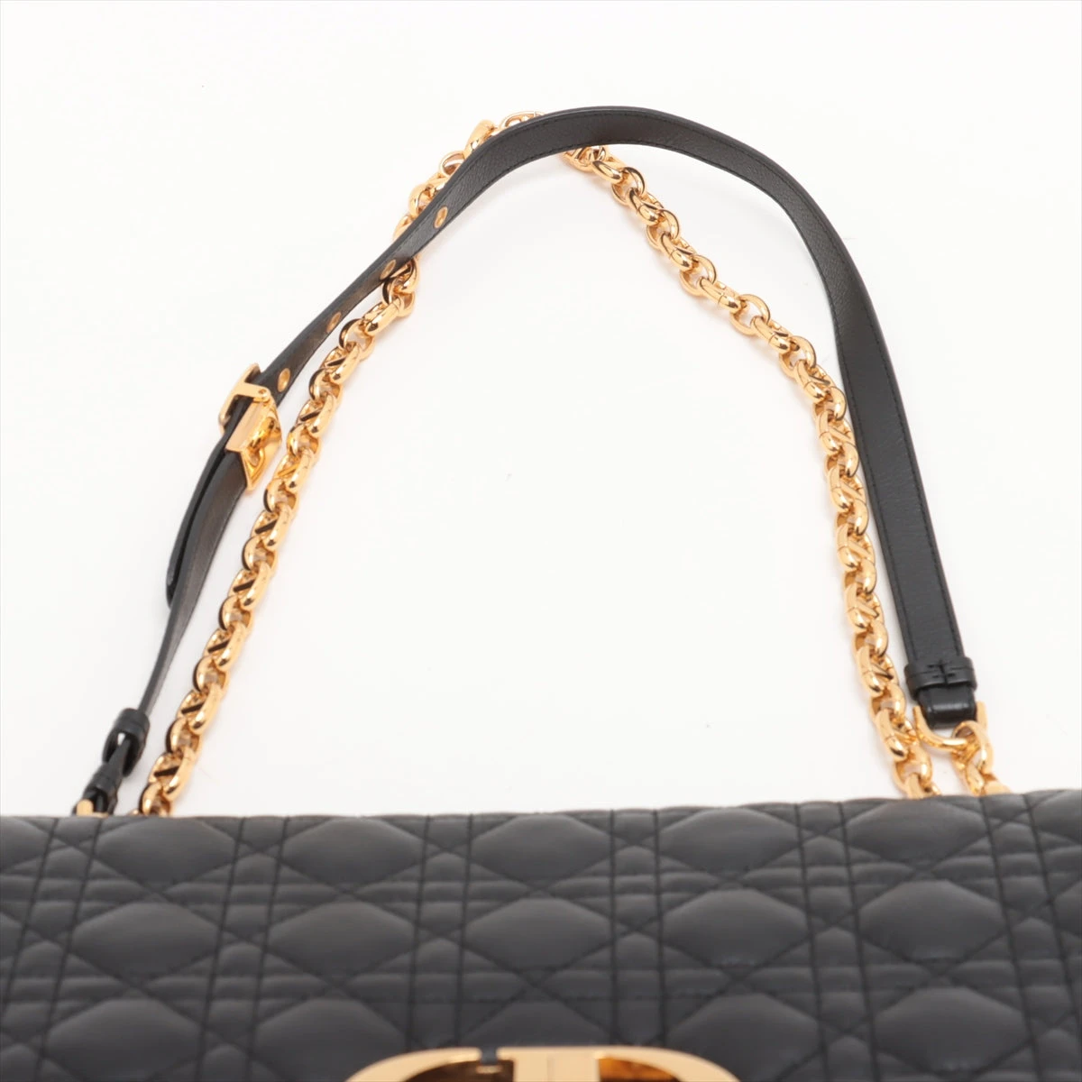 クリスチャンディオール レディディオール カロ レザー チェーン