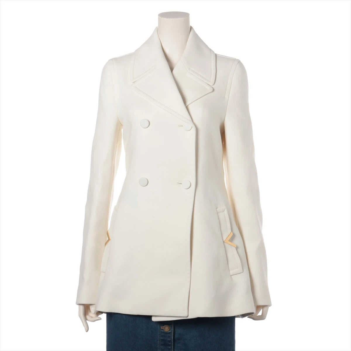 ヴァレンティノ 24年 ウール×ナイロン コート 40 レディース