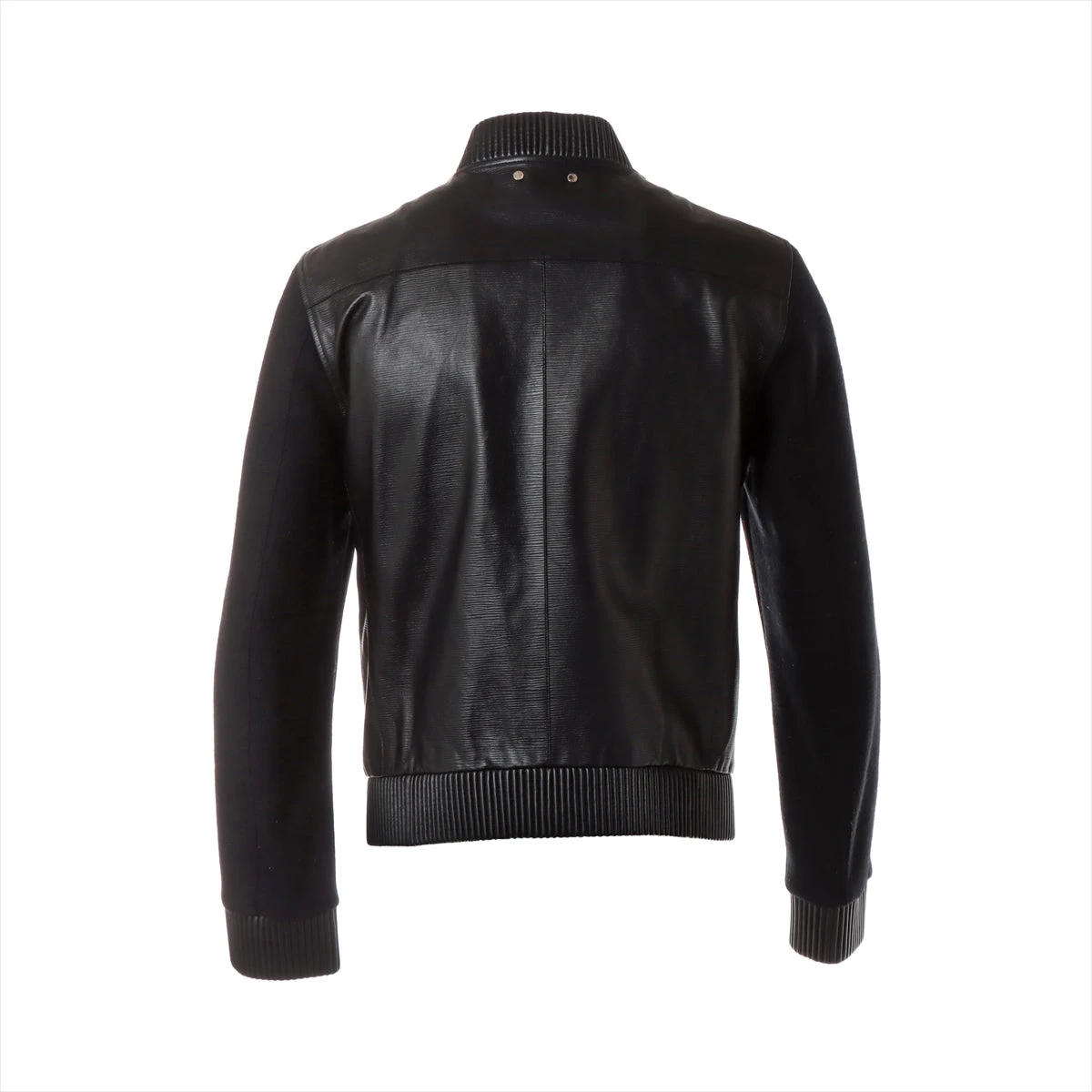 ヴィトン 13AW ラムスキン×カシミヤ×ウール レザージャケット 44