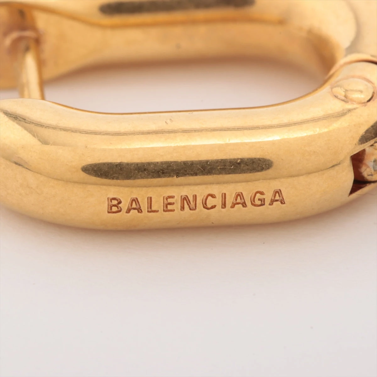 バレンシアガ　ピアス【両耳】 BALENCIAGA バレンシアガ Loop XXS ピアス 両耳 シャイニー