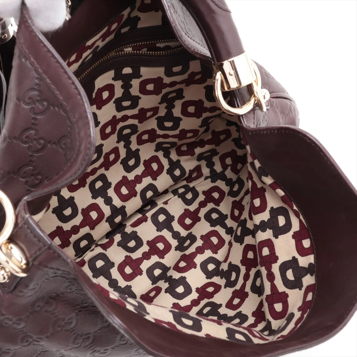 グッチシマ　レザーバッグ　ダークブラウン 楽天市場】グッチ【GUCCI】グッチシマレザーショルダーバッグ