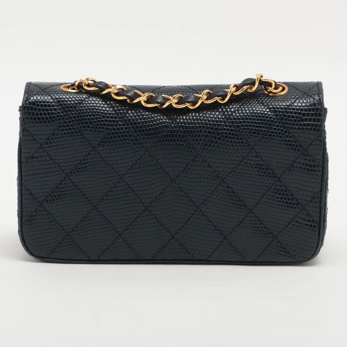 シャネル ミニマトラッセ リザード シングルフラップ シングル