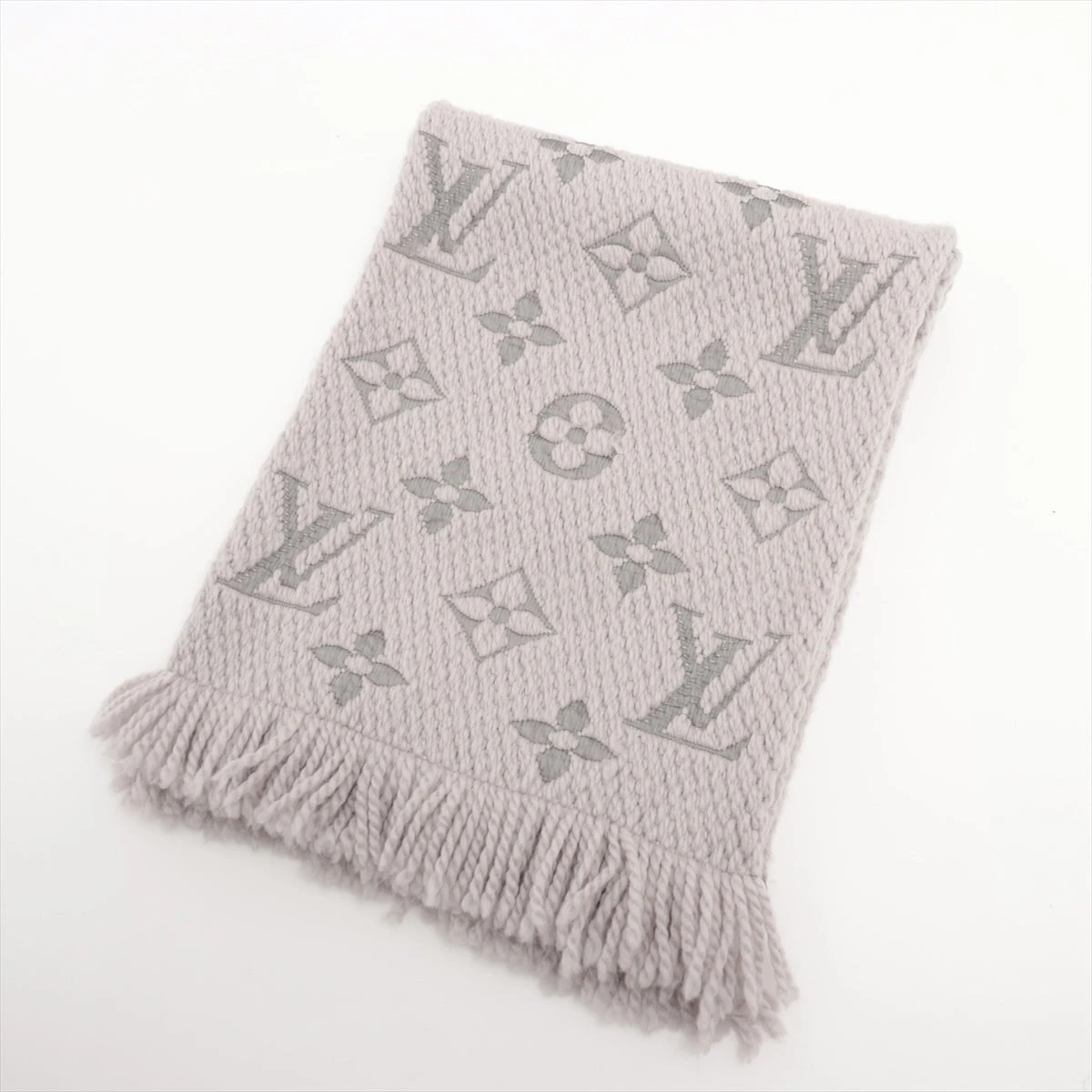 ヴィトン マフラー エシャルプロゴマニア モノグラム　グレー　M74742 LOUIS VUITTON ルイヴィトン マフラー エシャルプ ロゴマニア