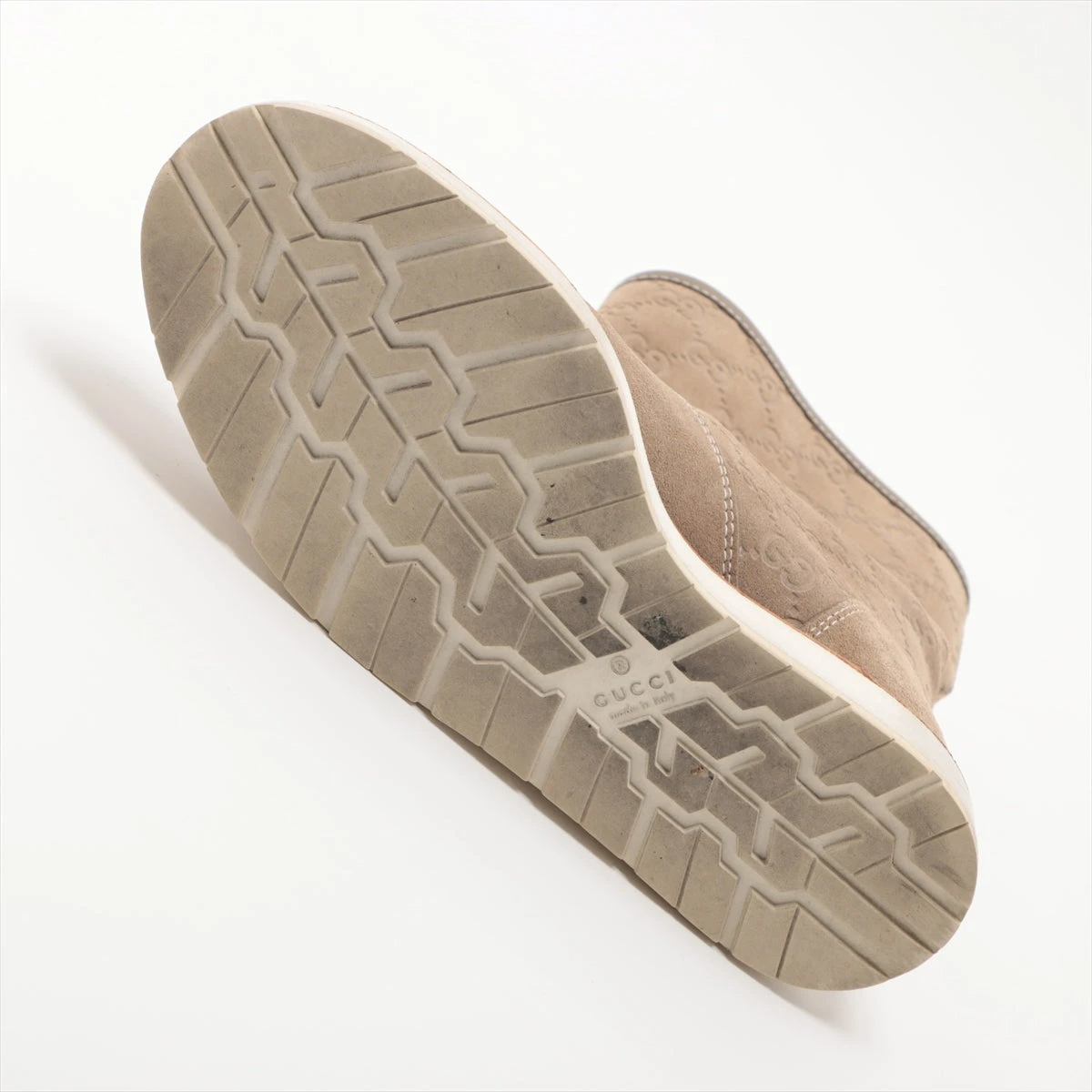 GUCCI グッチベージュ スエード オーバーニーブーツ 高ヒール　23㎝ 764206_0PV00_2206_009_100_0000