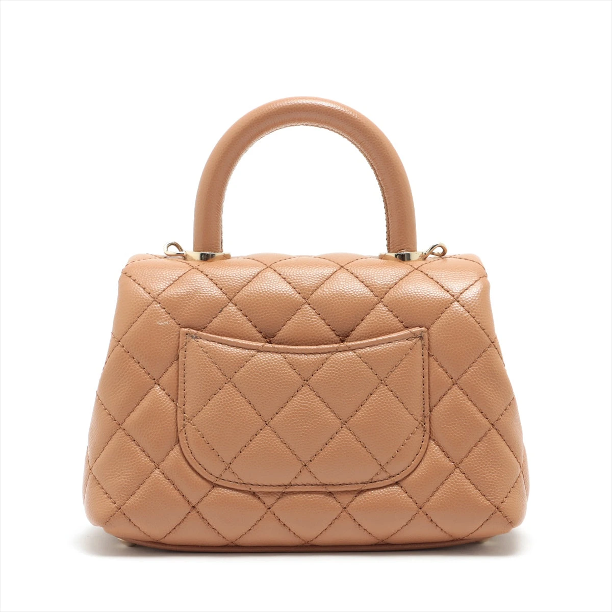 【入手困難】大人気シャネル ココハンドル19cm│ベージュ×G金具 ココハンドル ベージュ系 CHANEL(シャネル) バッグ・カバン