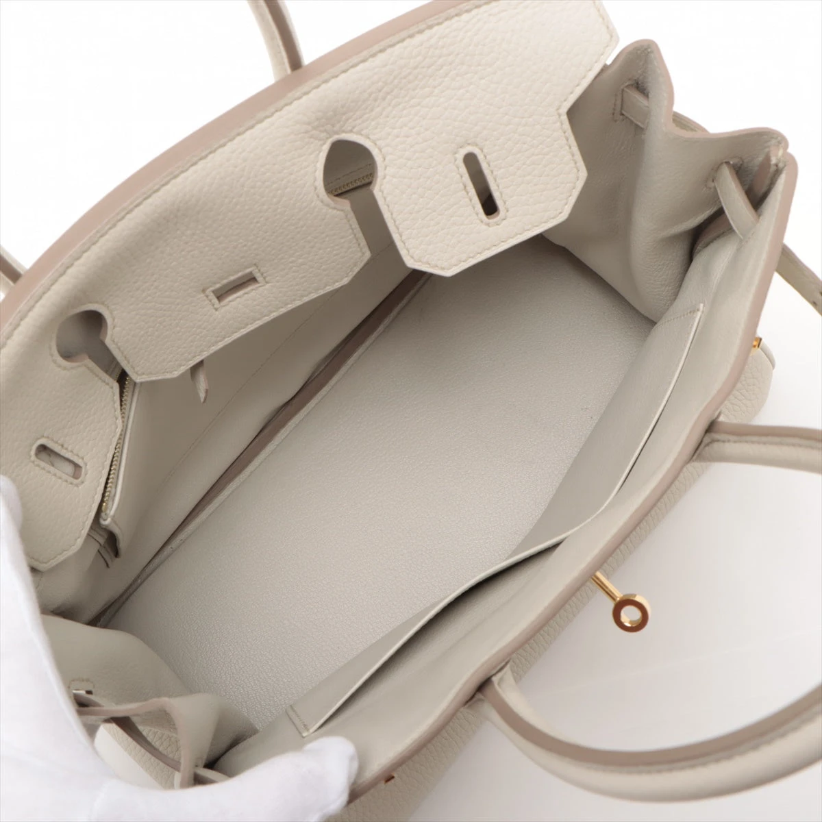 エルメス バーキン30 トリヨンクレマンス ベトン ゴールド金具 A:2017  