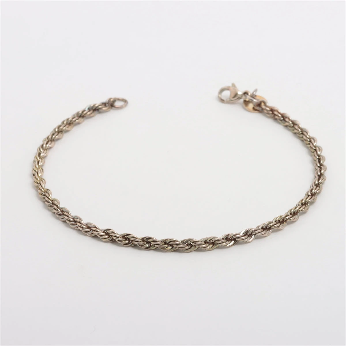 【美品】Tiffany　ティファニー　ツイスト　チェーン　ブレスレット　925 TIFFANY&Co. ティファニー ブレスレット ツイストロープ