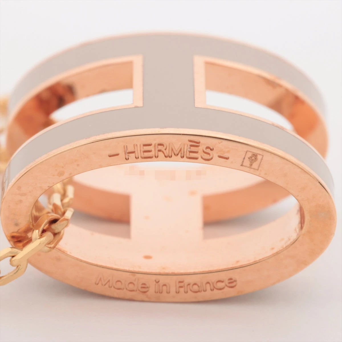 ！美品！　HERMES エルメス　ポップアッシュ　ベージュ　ゴールド エルメス ポップアッシュH ST0291 ネックレス GP ベージュ