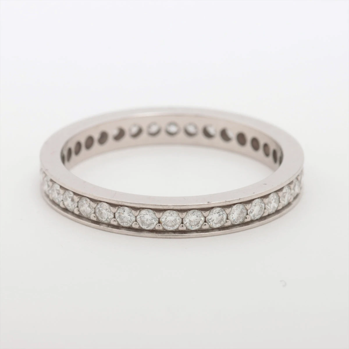 美品❣️ カルティエ　バレリーナ　エタニティ　プラチナ　リング　47サイズ カルティエ バレリーナ フルエタニティ ダイヤ リング Pt950 2.4