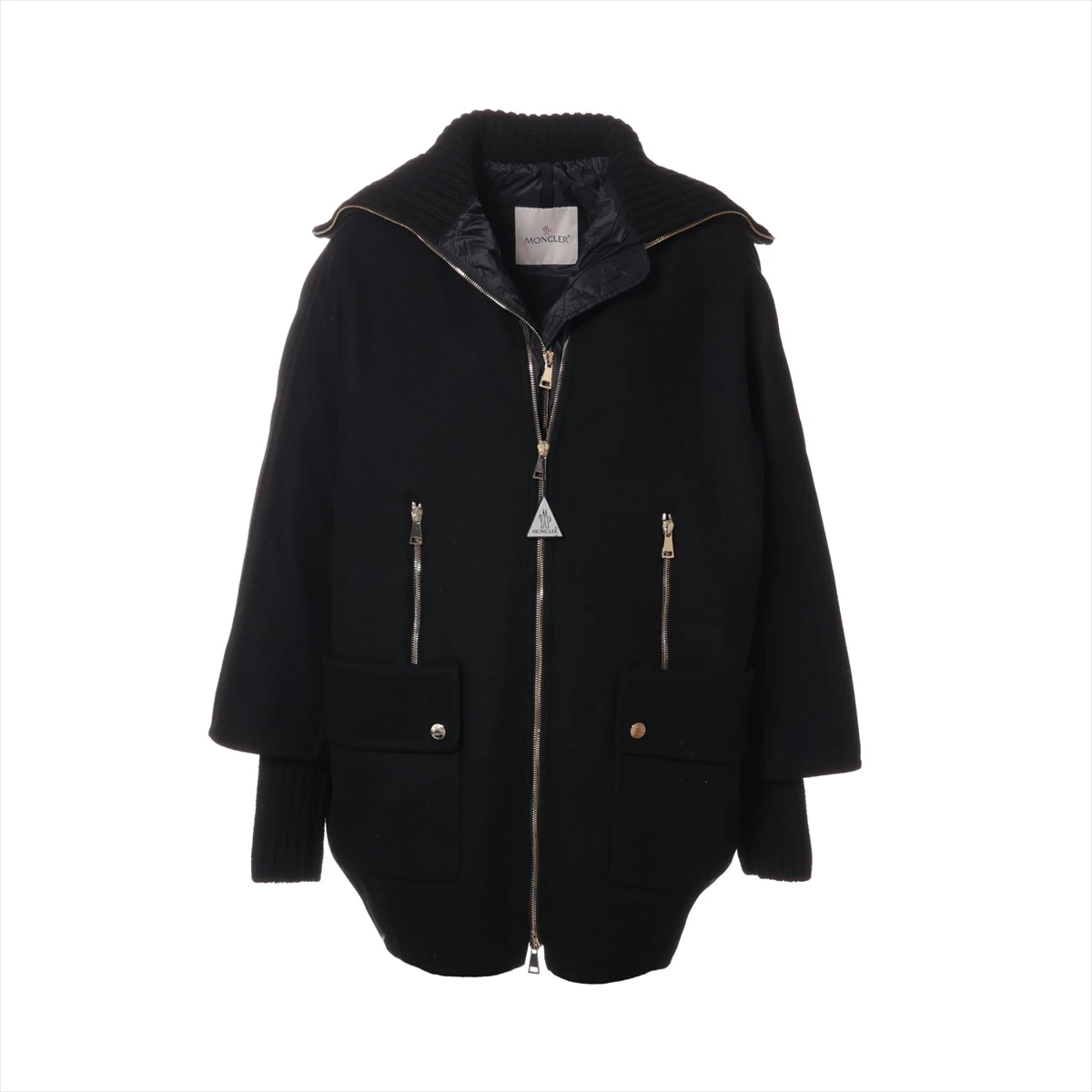 モンクレール ACANTHUS GIUBBOTTO 17年 ウール×ナイロン ダウン