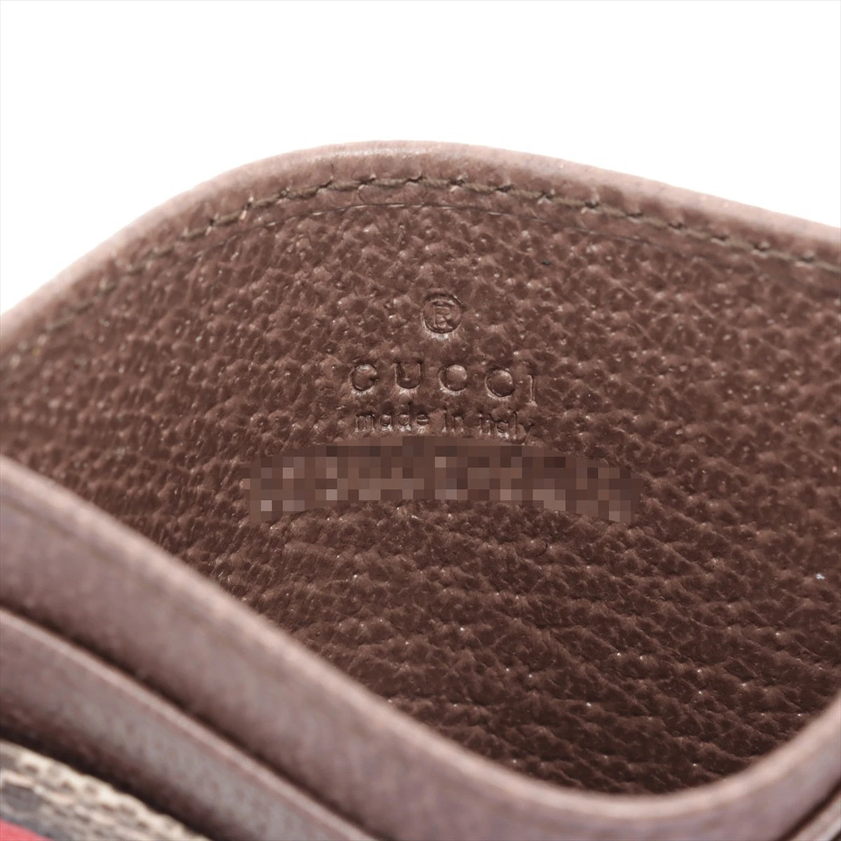 グッチ GGスプリーム タイガー 673002 PVC×レザー カードケース