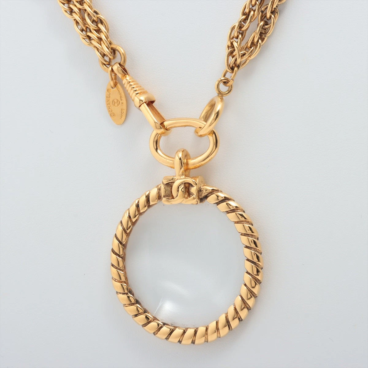 シャネル ルーペネックレス ネックレス GP ゴールド A1413666