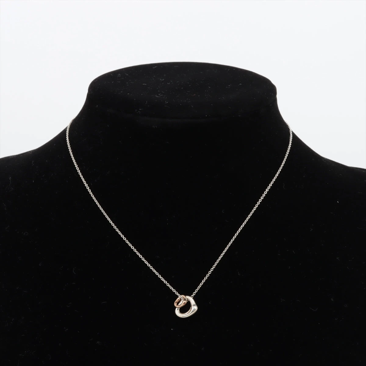 ティファニー ダブルオープンハート ネックレス 925×750 2.5g シルバー