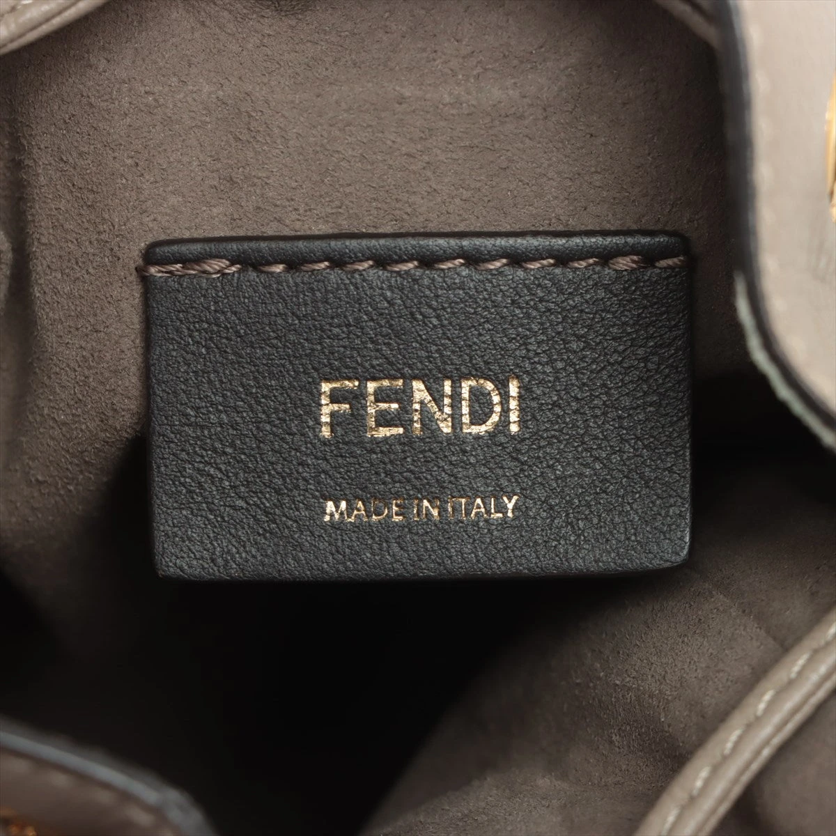フェンディ モントレゾール レザー 2WAYショルダーバッグ グレー 