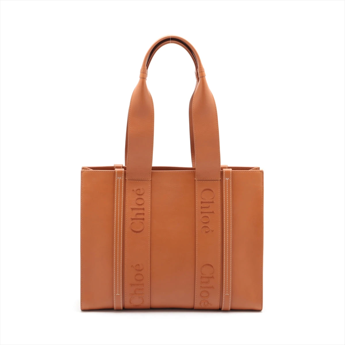 最終値下げ【美品】クロエ ウッディ ミディアム ソフトレザー トートバッグ Chloe クロエ トートバッグ WOODY Medium Tote Bag ウッディ