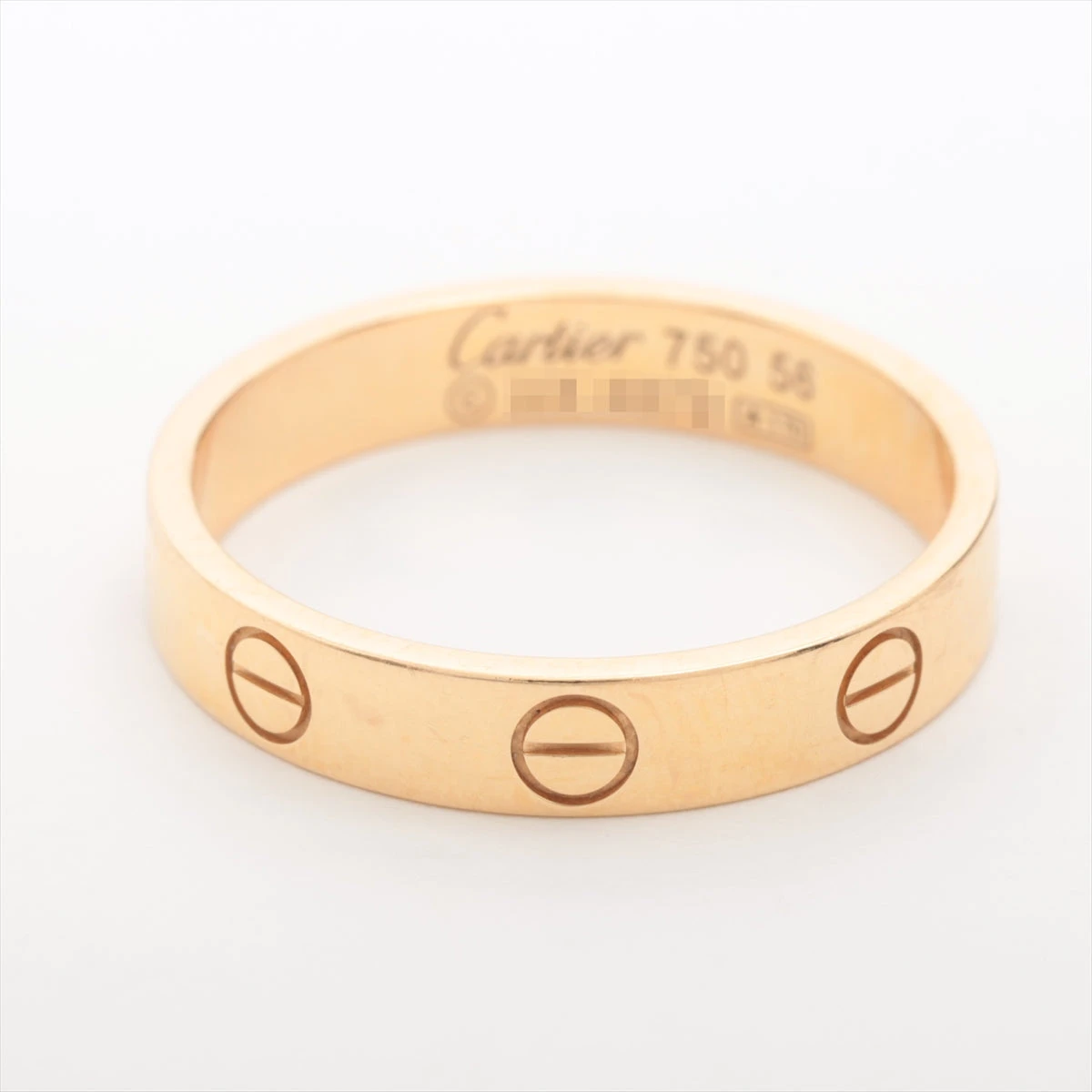 カルティエ ミニラブ リング 750(PG) 3.5g 56 B4085256 A3476184｜中古 