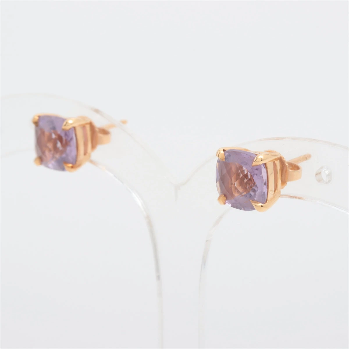 ティファニー スパークラー アメジスト ピアス AU750PG【21000】 TIFFANY&Co. ティファニー スパークラー ピアス アメジスト