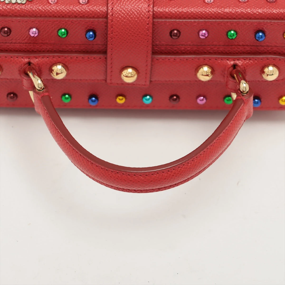 希少！【DOLCE&GABBANA】ハンドバッグ ドルチェボックス 2way ドルチェ&ガッバーナ ドルチェボックス レザー 2WAYハンドバッグ