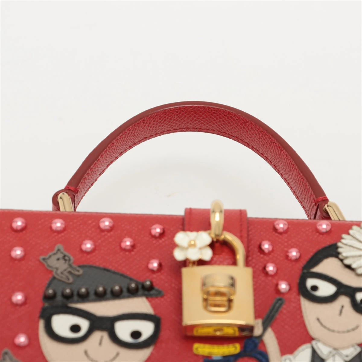 希少！【DOLCE&GABBANA】ハンドバッグ ドルチェボックス 2way ドルチェ&ガッバーナ ドルチェボックス レザー 2WAYハンドバッグ