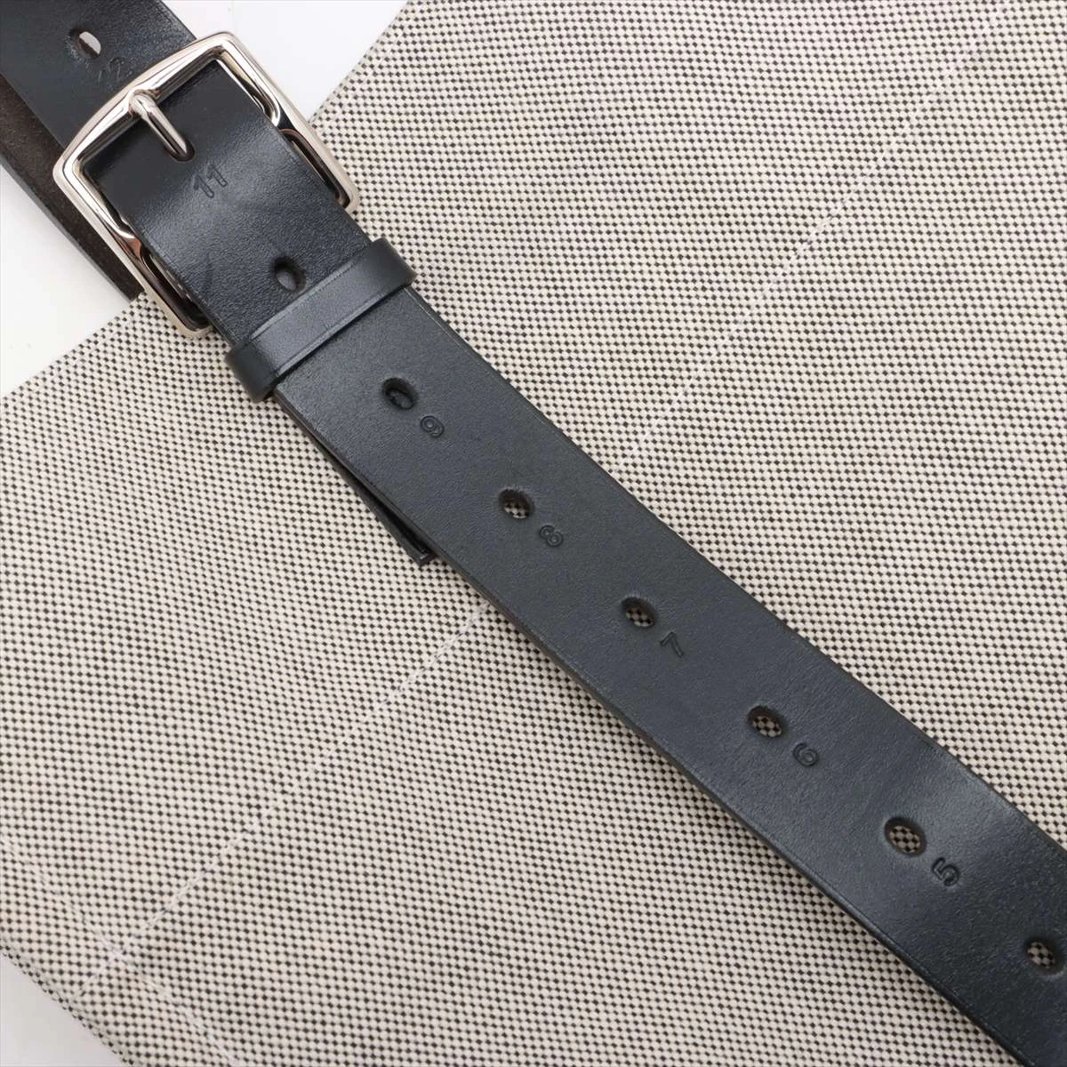エルメス エトリヴィエール トワルアッシュ×レザー ブラック×ベージュ