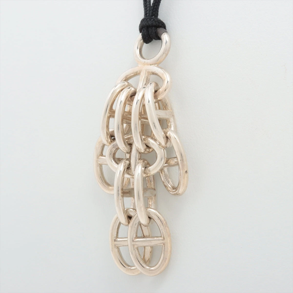 エルメス シェーヌダンクルマン ネックレス 925 15.9g シルバー キズ
