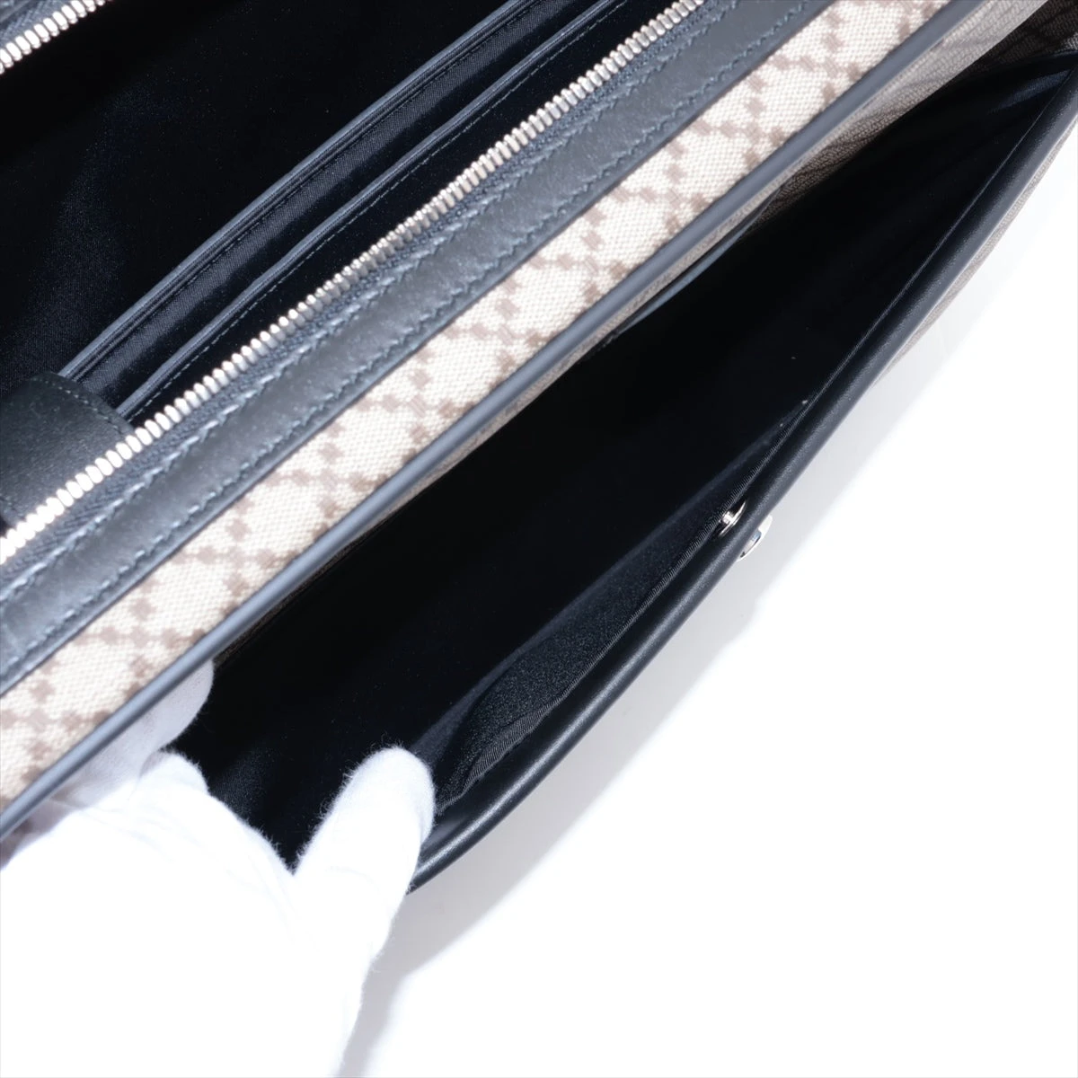 【美品】GUCCI ケース ディアマンテ　レザー ブラック GCB0124-300x300.jpg