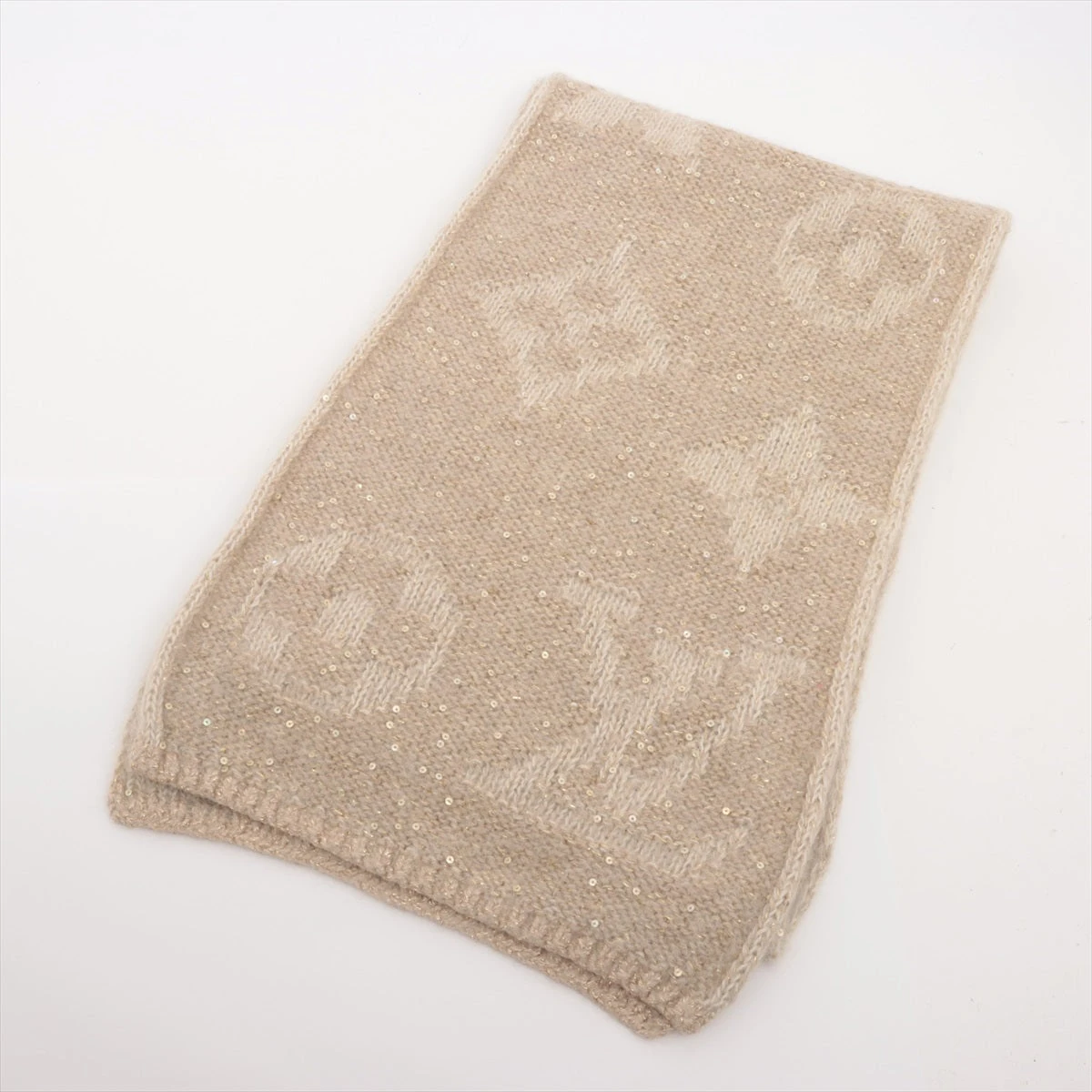 ルイヴィトン LOUIS VUITTON マフラー モノグラム グリッター