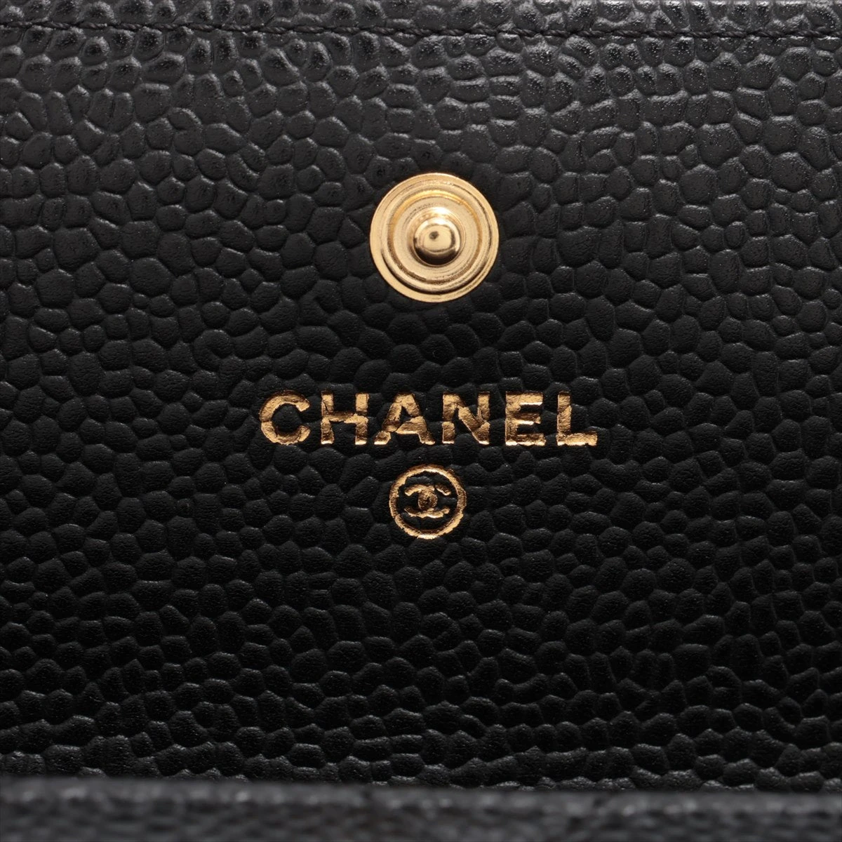 ♦︎極美品♦︎CHANELマトラッセキャビアスキンキーケース ブラック ゴールド金具 CHANEL 極美 シャネル マトラッセ キャビアスキン キーケース