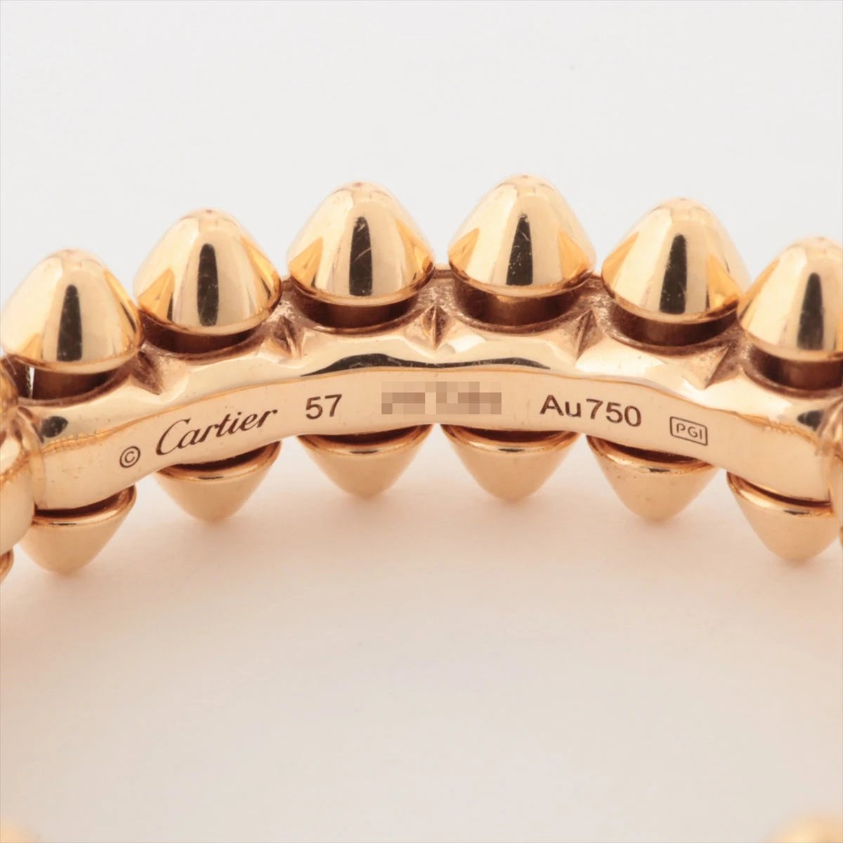 カルティエ リング Cartier（カルティエ） リング ジュストアンクル K18YG #57 表記57