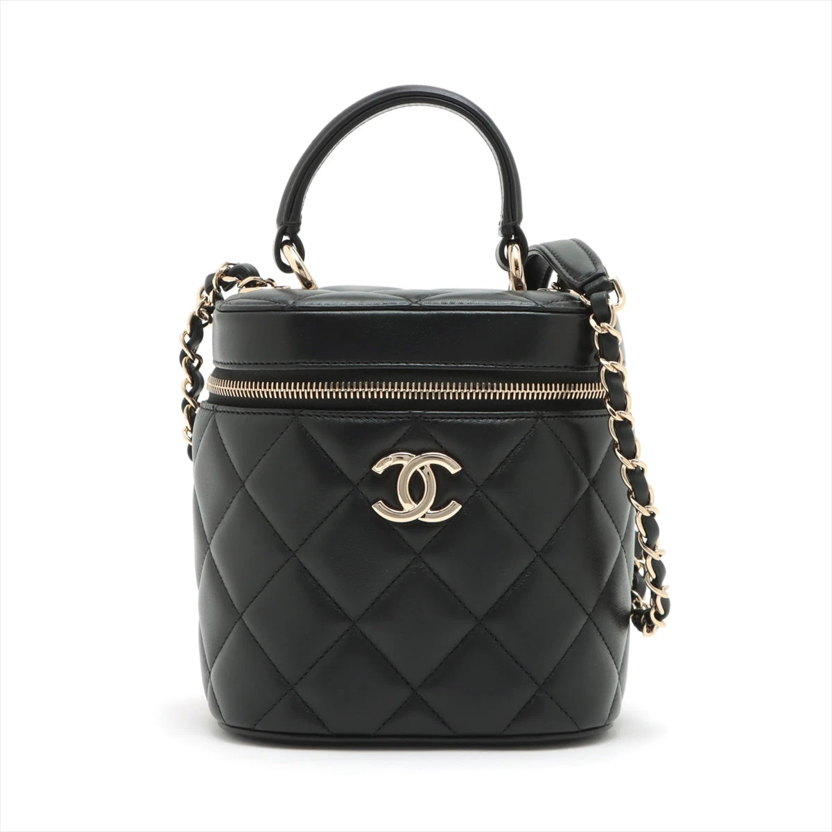 【大人気 バニティの新色♡】CHANEL マトラッセ ラムスキン シャネル マトラッセ ラムスキン チェーンショルダーバッグ