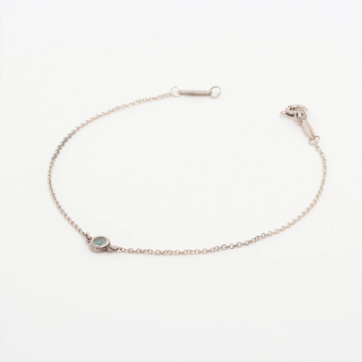 Tiffany & Co. バイザヤード　ダイヤモンドシルバーブレスレット925 TIFFANY&Co. ティファニー バイザヤード/DBY・オープンハート 2P