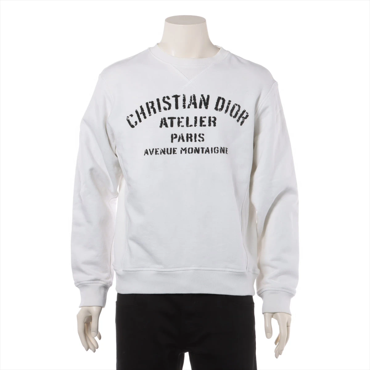 ディオール コットン スウェット S メンズ ホワイト アトリエ