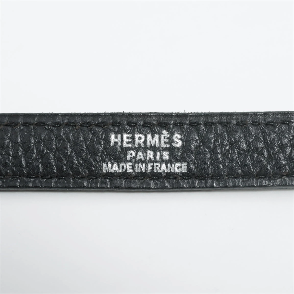 エルメス ショルダーストラップ レザー×メタル ブラック キズ スレ
