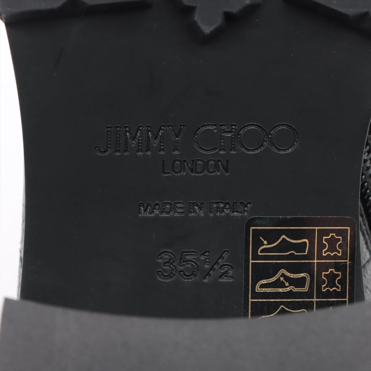 ジミーチュウ　 サイズ表記「35 1/2」 22.5センチ　ブラックエナメル 楽天市場】JIMMY CHOO 正規品 ジミーチュウ パンプス エナメル