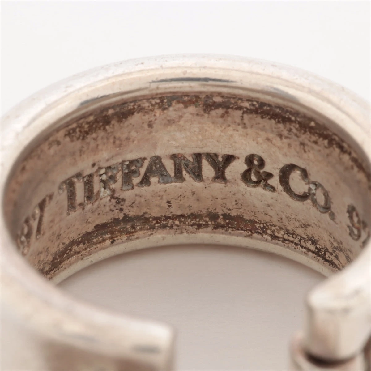 ティファニー 1837 ナロー フープピアス 925 15.0g シルバー A2708511