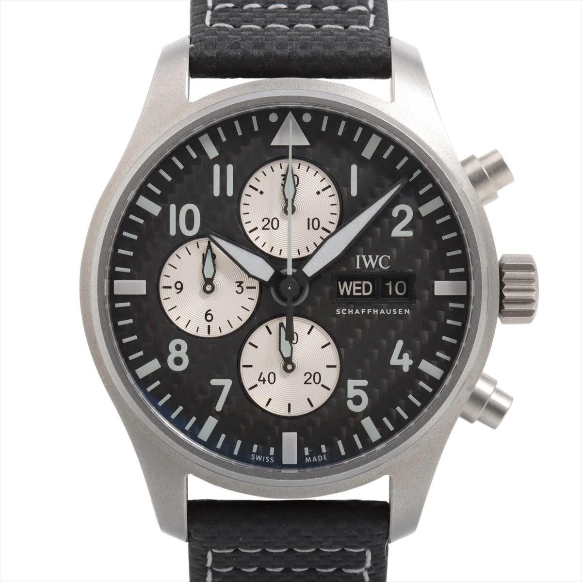 IWC パイロットウォッチ クロノグラフ AMG IW377903 6421152 Ti×革 AT 
