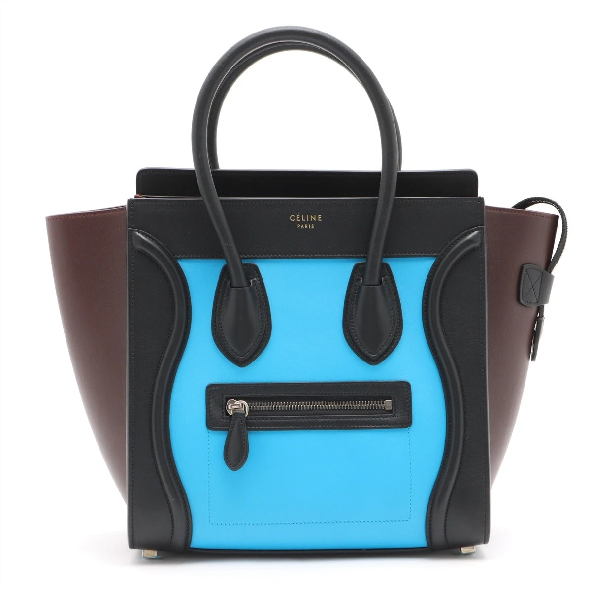 CELINE ラゲージ マイクロショッパー ハンドバッグ マルチカラー