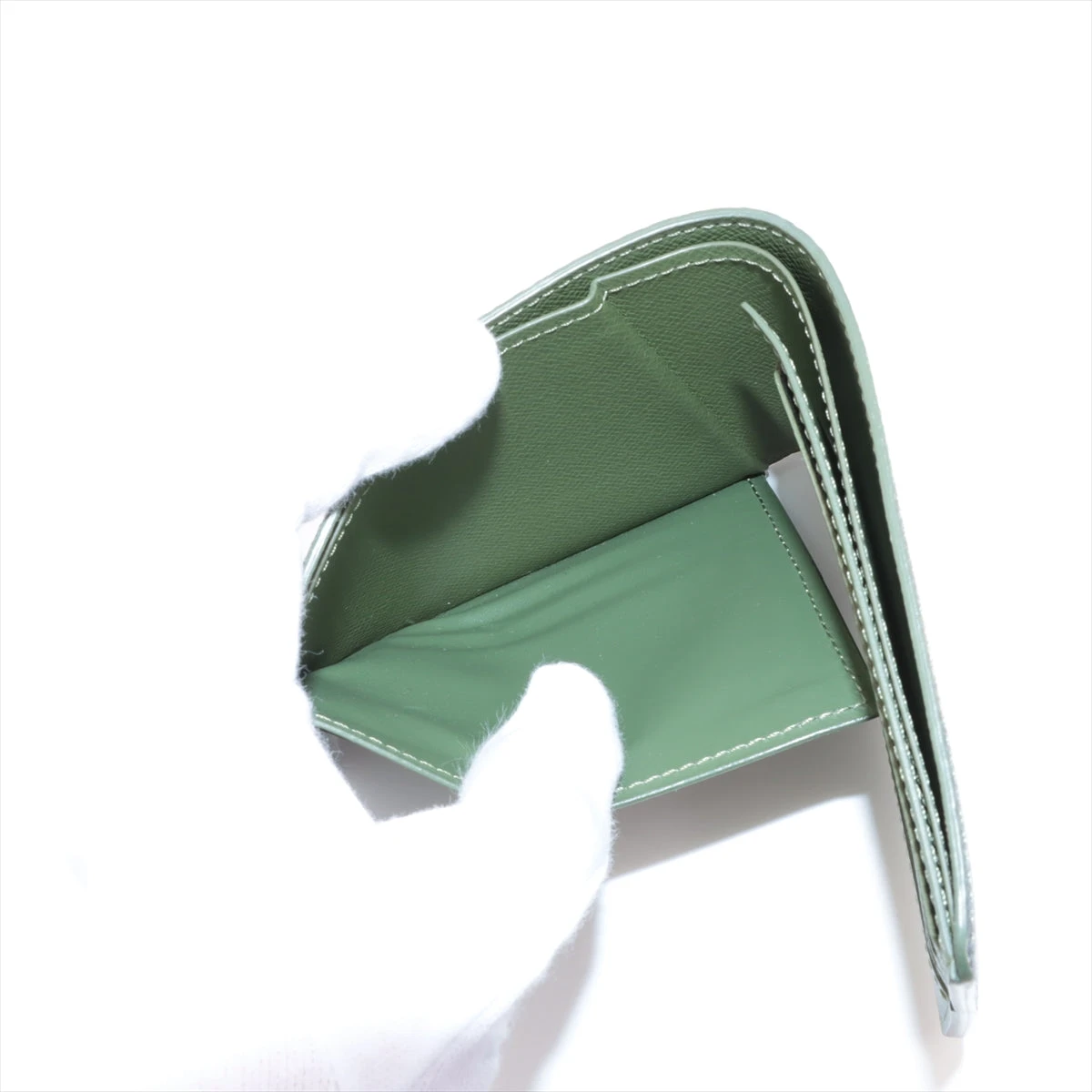 ヴィトン ダモフラージュ サンチュールスレンダー M83166 カーキ 二