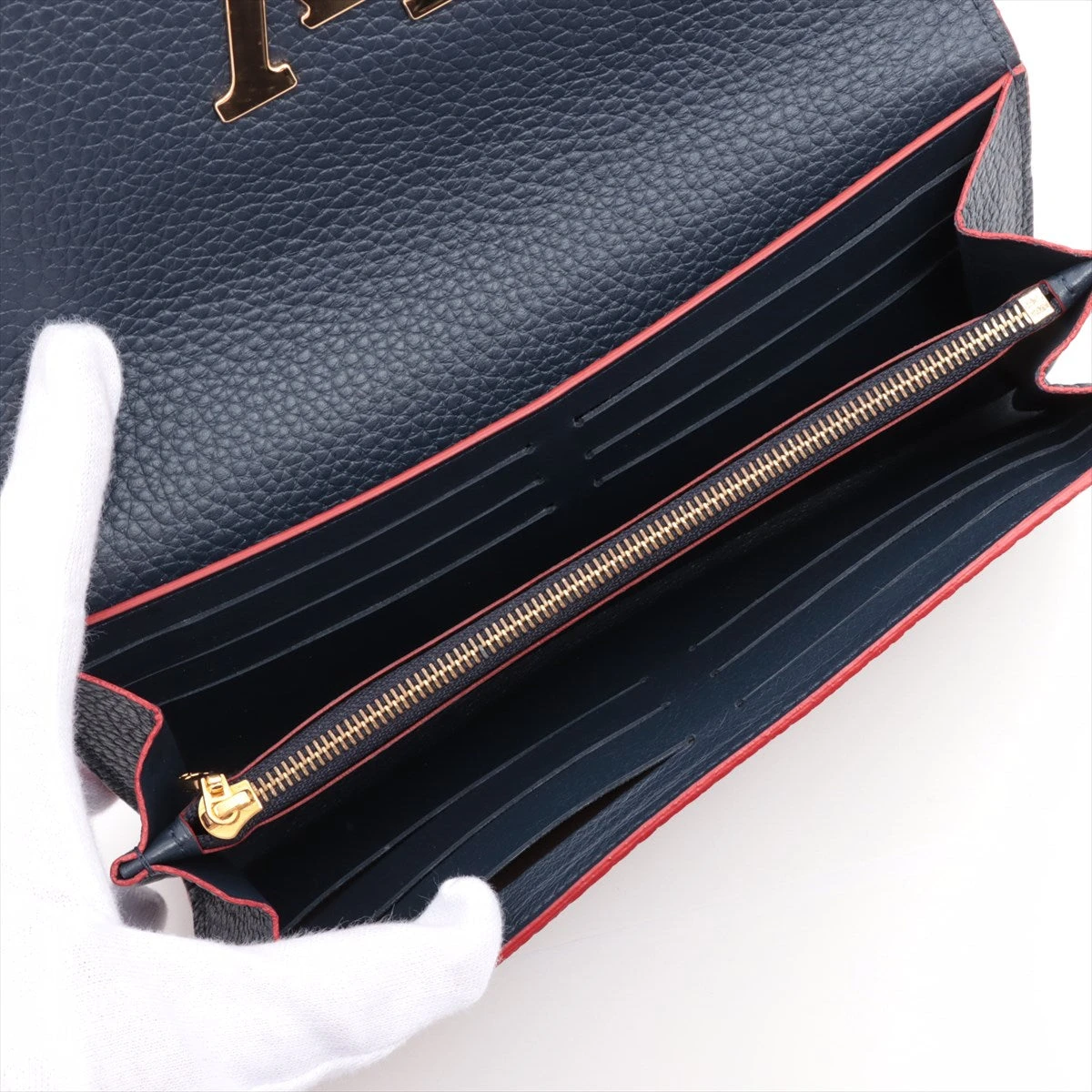 ヴィトン トリヨン ポルトフォイユカプシーヌ M63739 マリーヌ