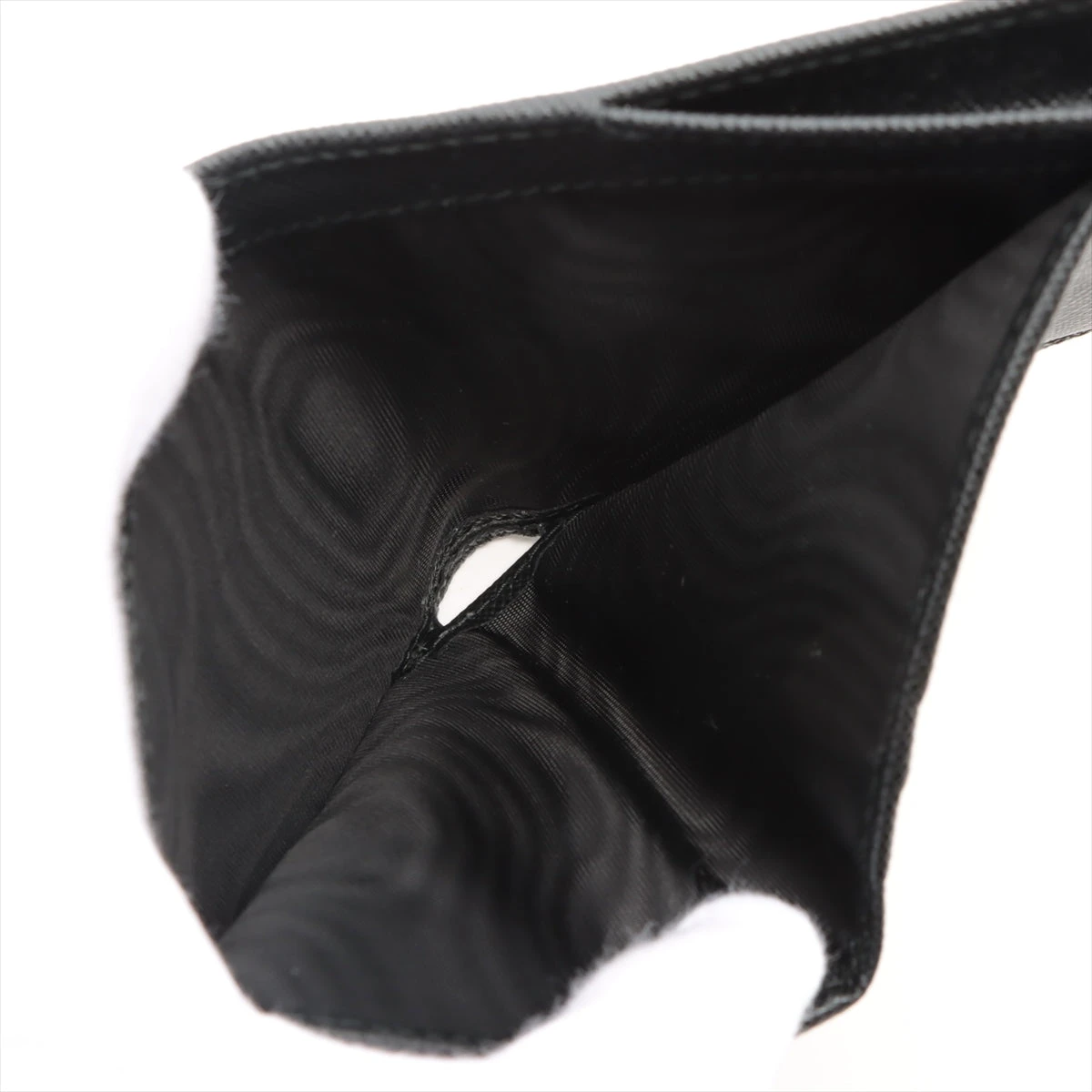 プラダ テスート サフィアーノ 2ML049 コンパクトウォレット ブラック