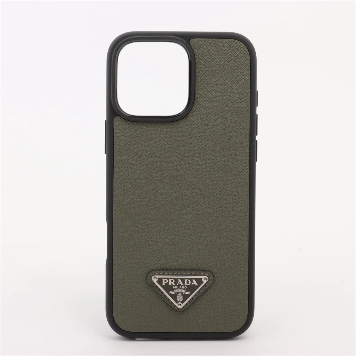 ◇プラダ◇1ZH197/レザー/サフィアーノ/トライアング/iPhoneケース プラダ サフィアーノ トライアング 1ZH197 レザー iPhoneケース