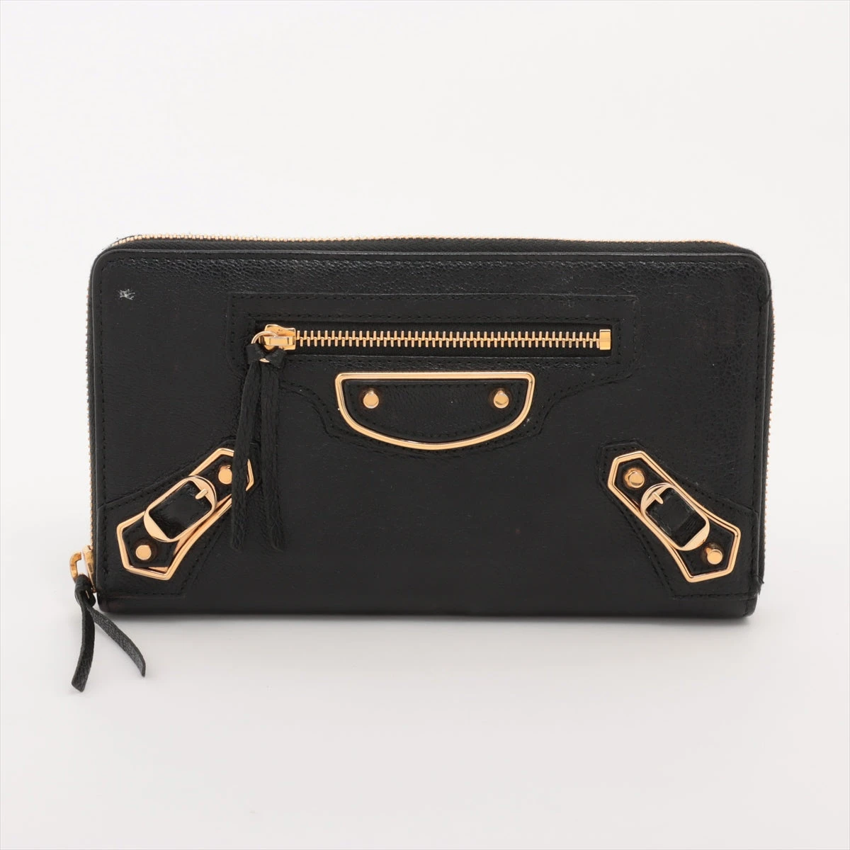 【正規品】バレンシアガ　クラシックコンチネンタル ブラック ラウンド　レザー財布 バレンシアガ クラシックコンチネンタル 390187 レザー ラウンド