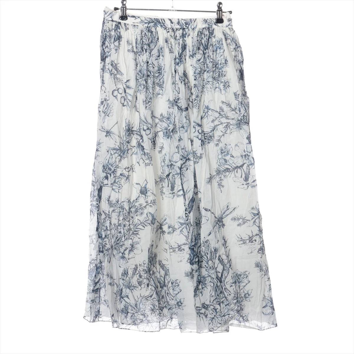 クリスチャンディオール コットン スカート I38 レディース ブルー