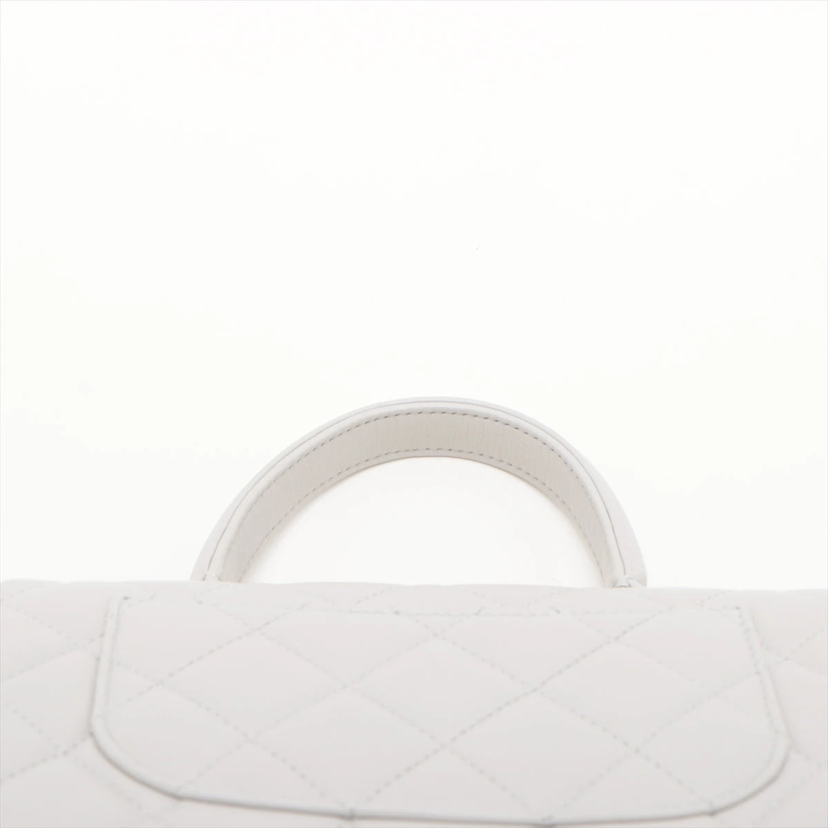 極✿美品ラムスキンキルティングショルダーバッグ　☞ 2way　箱付き（ホワイト） 極美品】Christian Dior ディオール レディディオール スモール