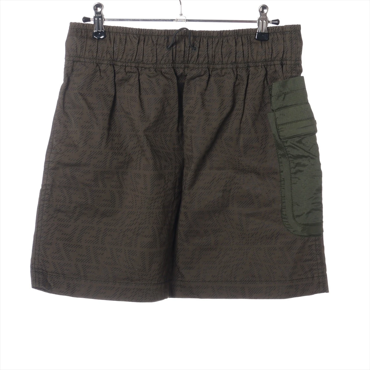 ✨美品✨フェンディ ズッカ柄 スカート 金ボタン ロゴボタン 30インチ