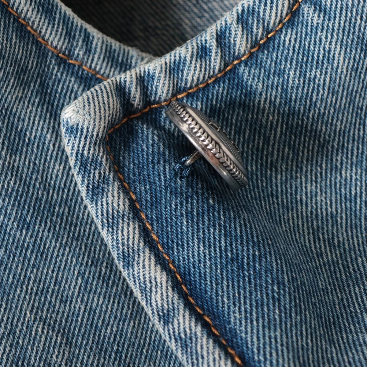 プラダ トライアングルロゴ 22AW コットン デニムジャケット 38