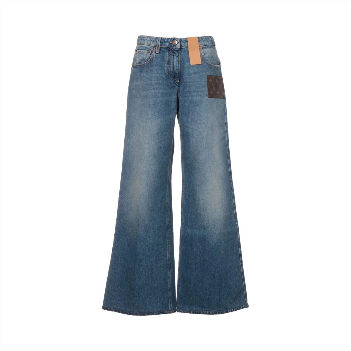 メゾンマルジェラ 22SS コットン×リネン デニムパンツ 36
