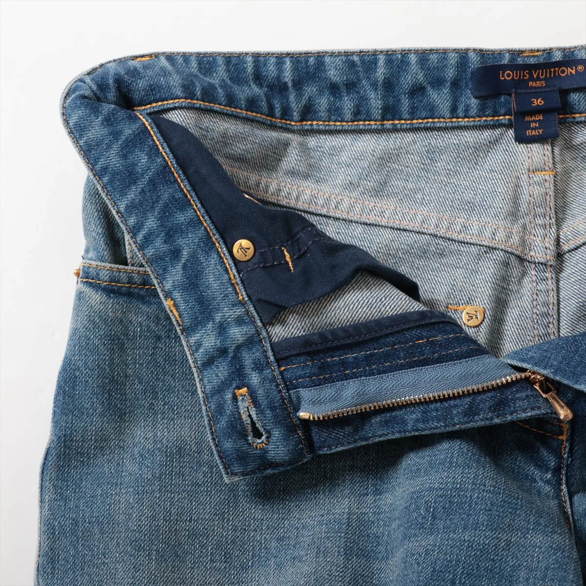 ルイヴィトン 24SS コットン×ポリエステル デニムパンツ 36 ルイヴィトン 24SS コットン×ポリエステル デニムパンツ 36