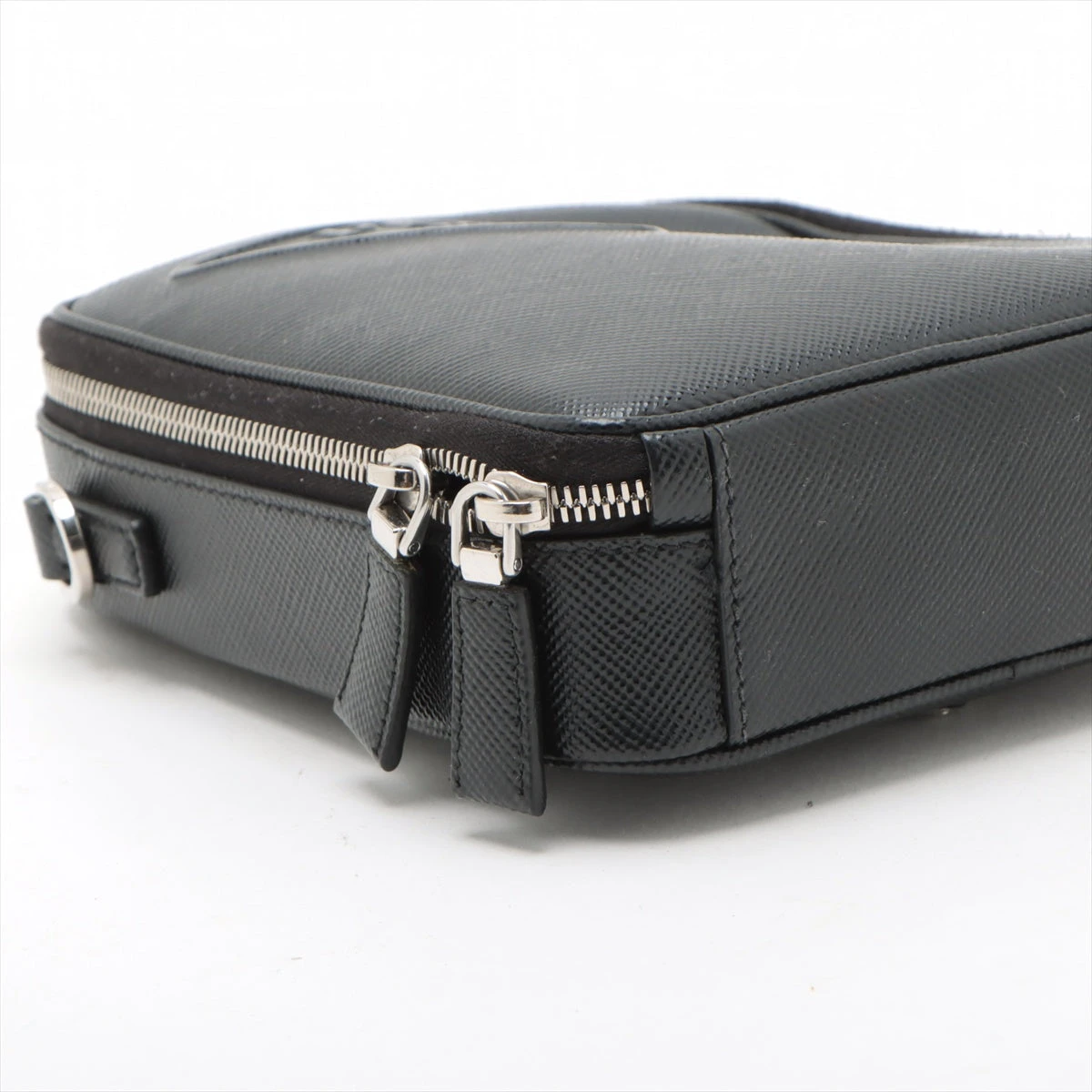 プラダ バックル サフィアーノ ショルダーバッグ PRADA プラダ ショルダーバッグ Re-Nylon サフィアーノレザー