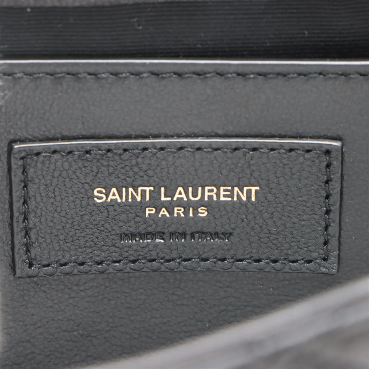 SAINT LAURENT PARIS(サンローランパリ) ショルダーバッグ美品  ノリータ ミニ 672738 黒 チェーンショルダー ラムスキン SAINT LAURENT サンローラン ショルダーバッグ ミニ NOLITA ノリータ